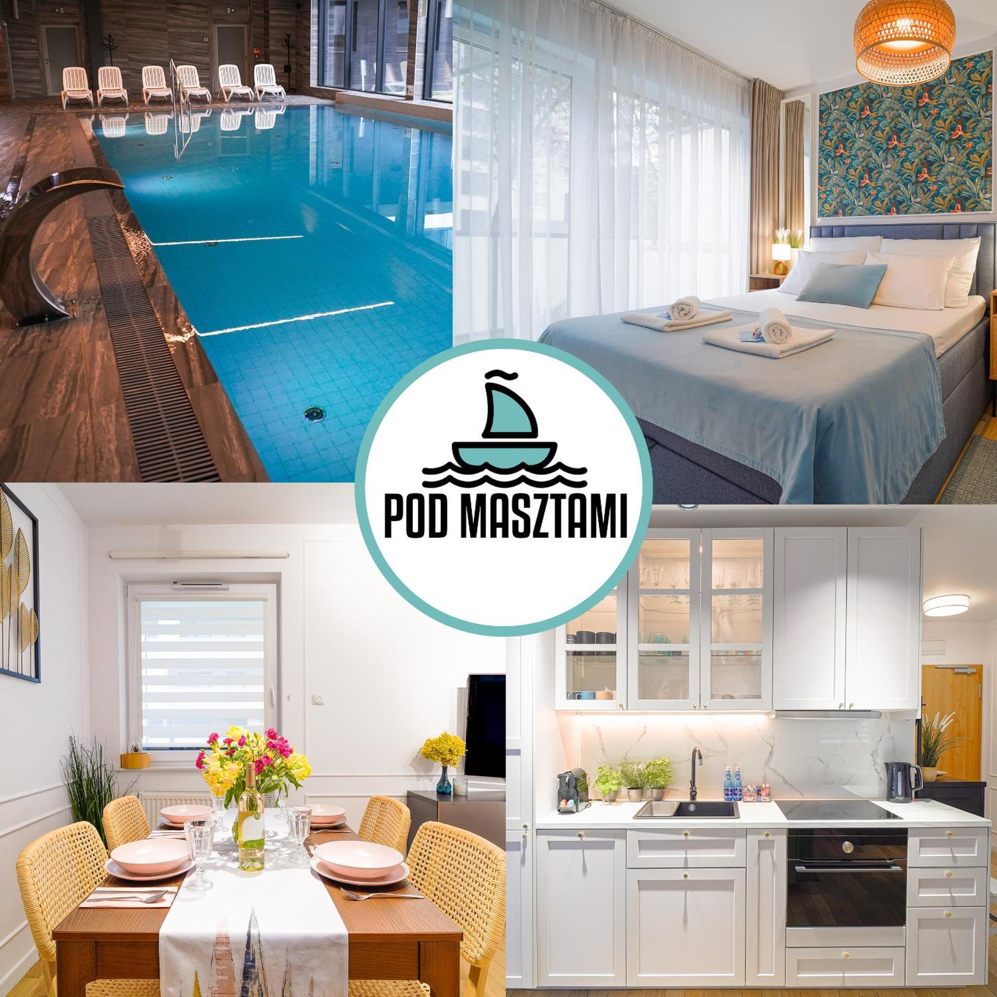 Lulu Apartments - Pod Masztami - Apartament Dwupokojowy - Basen Silownia Parking Kołobrzeg Eksteriør bilde
